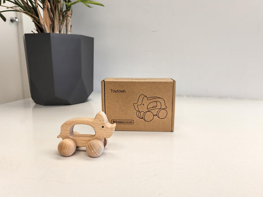 Classic Wooden Car Set - Animal Series